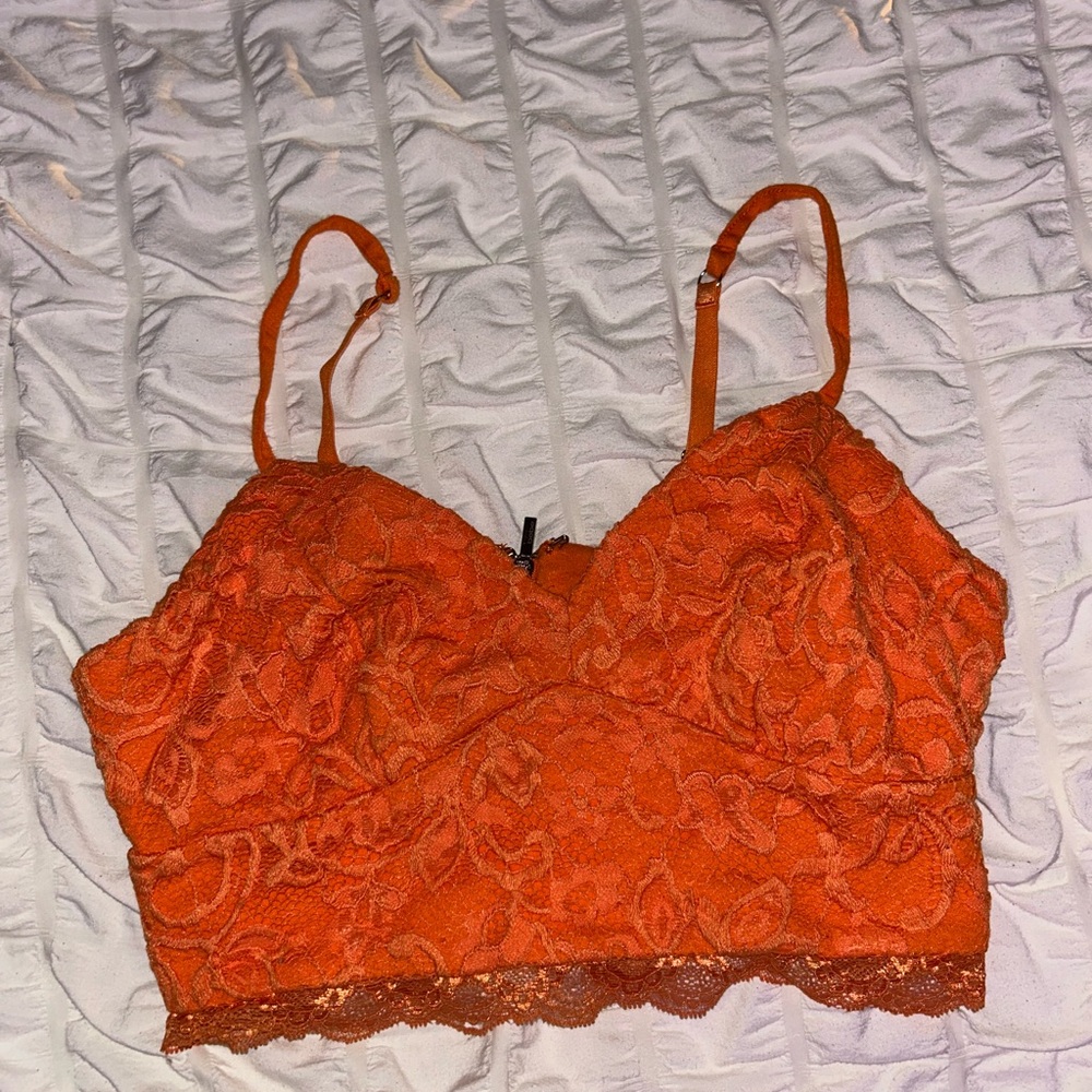 Bebe Vibrant Orange Top